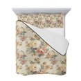 thumbnail image 7 of Quilts Twin-XL Size Bedding Set, White Pink Beige Peony Lightweight Quilted Comforter, Farmhouse Vintage Floral Botanical Soft Bedspread Coverlet with Pillow Covers for All Season, 68" x 98", 7 of 7