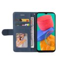 thumbnail image 5 of Compatible Samsung Galaxy M33 5G Case, Leather Wallet Case Stand View Magnetic Clasp Book Flip Folio Phone Cover - Blue, 5 of 5