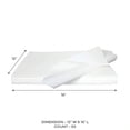 thumbnail image 2 of Premium Nail Care Towels for Manicures and Pedicures, Lint-Free, Disposable with Poly Back, 12" x 16", 50-Count, 2 of 4