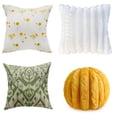 thumbnail image 1 of Set 4 Cojines Decorativos 45 Cm Relleno Cierre Sala Cama, 1 of 6