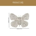 thumbnail image 5 of KAKOWELY 1 Pair Bride Shoe Clips Butterfly Shoe Decorations Wedding Rhinestone Shoe Clips,1.97X"X1.57"X0.39", 5 of 5