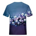 thumbnail image 4 of White Blouse for Women Dressy Funeral Womens T Shirts Graphic Tees Hide Belly Tunic 2025 Summer, 4 of 5