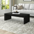 thumbnail image 5 of Evelyn&Zoe Oswin 48" Wide Rectangular Coffee Table, Black Grain, 5 of 8