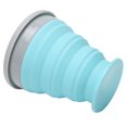 thumbnail image 3 of Collapsible Water Bottle, 450ml Drinking Cup Silicone Temperature   for Travel Blue, 3 of 8