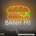 thumbnail image 3 of Handmadetneonsign Banh Mi Neon Sign, Vietnamese Food Wall Art Decor, Vietnamese Restaurant Wall Decor 67775, 3 of 5