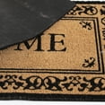 thumbnail image 5 of Mainstays Black 'Welcome' Estate Outdoor Coir Doormat, 20"x46", 5 of 6