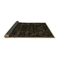 thumbnail image 2 of Ahgly Company Indoor Square Abstract Brown Modern Area Rugs, 3' Square, 2 of 4