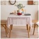 thumbnail image 2 of Nvzi Lace Tablecloth Rectangular Table Cover for Kitchen Dinning Wedding Party Decoration -SIZE H:53*102inch,White E, 2 of 4