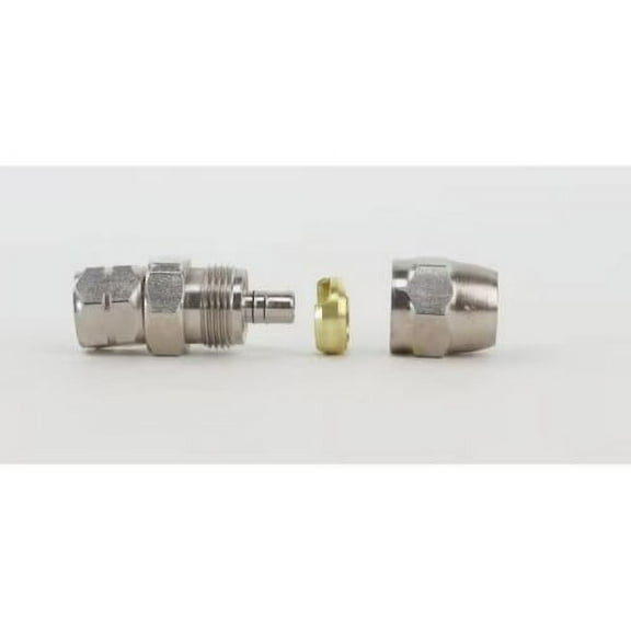 DeVilbiss 240031 P-HC-4523 Reusable Straight Hose Connector, 1/4 in NPS