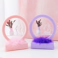 thumbnail image 4 of Yasu Lovely Dolphin Night Light Lamp with Music Table Decor Valentine's Day Gift, 4 of 8