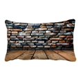 thumbnail image 1 of EREHome Wood Textured In A Room Interior Pillow Case Cover Set 20x30 Inch, 1 of 1