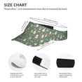 thumbnail image 4 of Bingfone Adjustable Empty Top Sun Visor for Women and Men-Mushrooms Gnome, 4 of 8