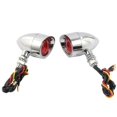 thumbnail image 1 of Clignotant Rouge pour Motocyclette Clignotants + Freinage Stop + Feux Arrière de Roulement, 1 of 7