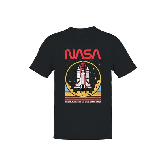 Officially Licensed NASA Space Shuttle Launch Graphic Men's T-shirt