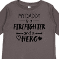thumbnail image 4 of Inktastic My Daddy is a Firefighter and a Hero Boys or Girls Long Sleeve Toddler T-Shirt, 4 of 5