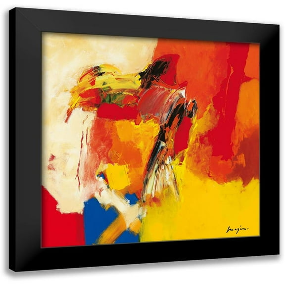 Magis, Pascal 12x12 Black Modern Framed Museum Art Print Titled - Orange