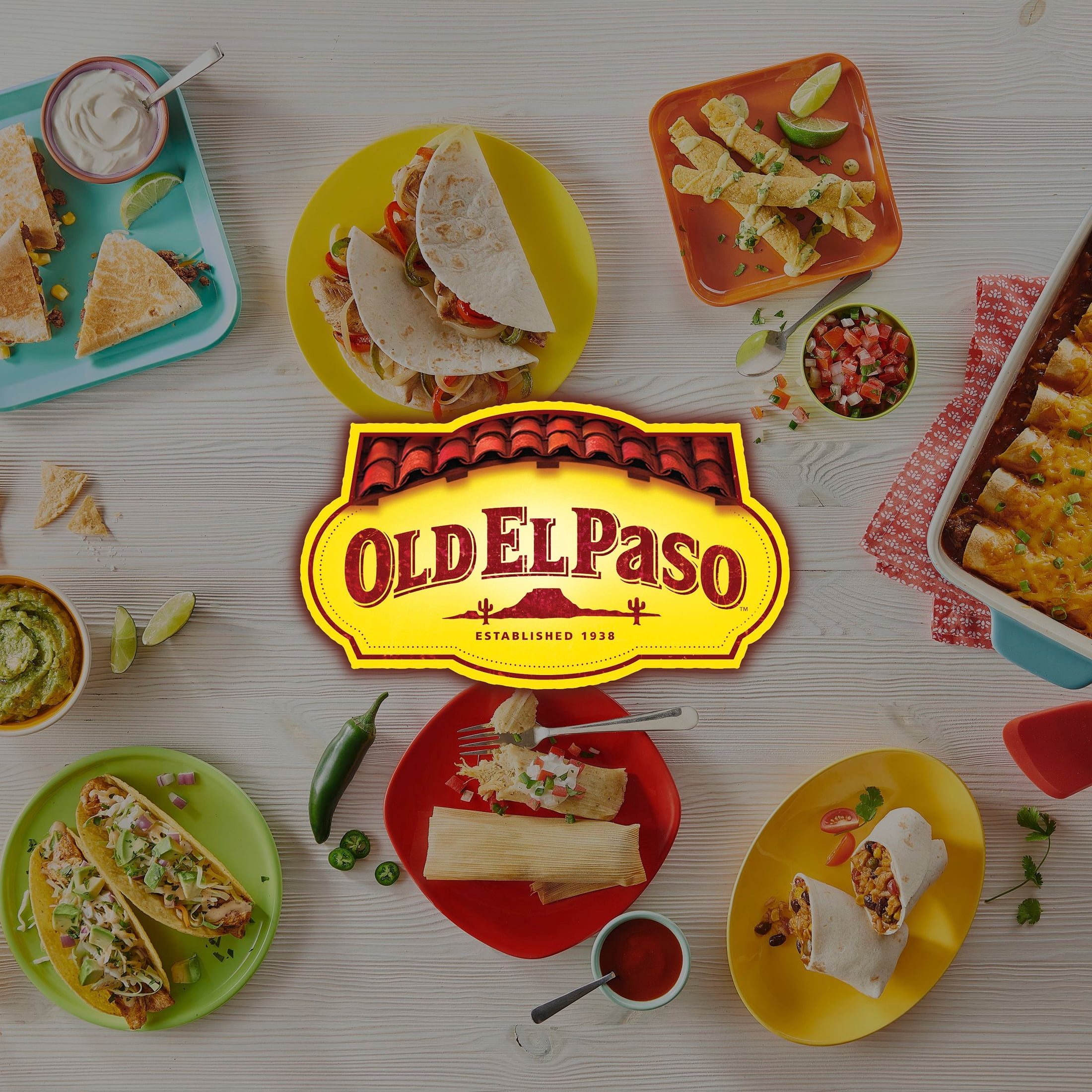 (5 pack) Old El Paso Restaurant Style Grande Flour Tortillas, Meal Prep, 6 Count, 21.5 oz
