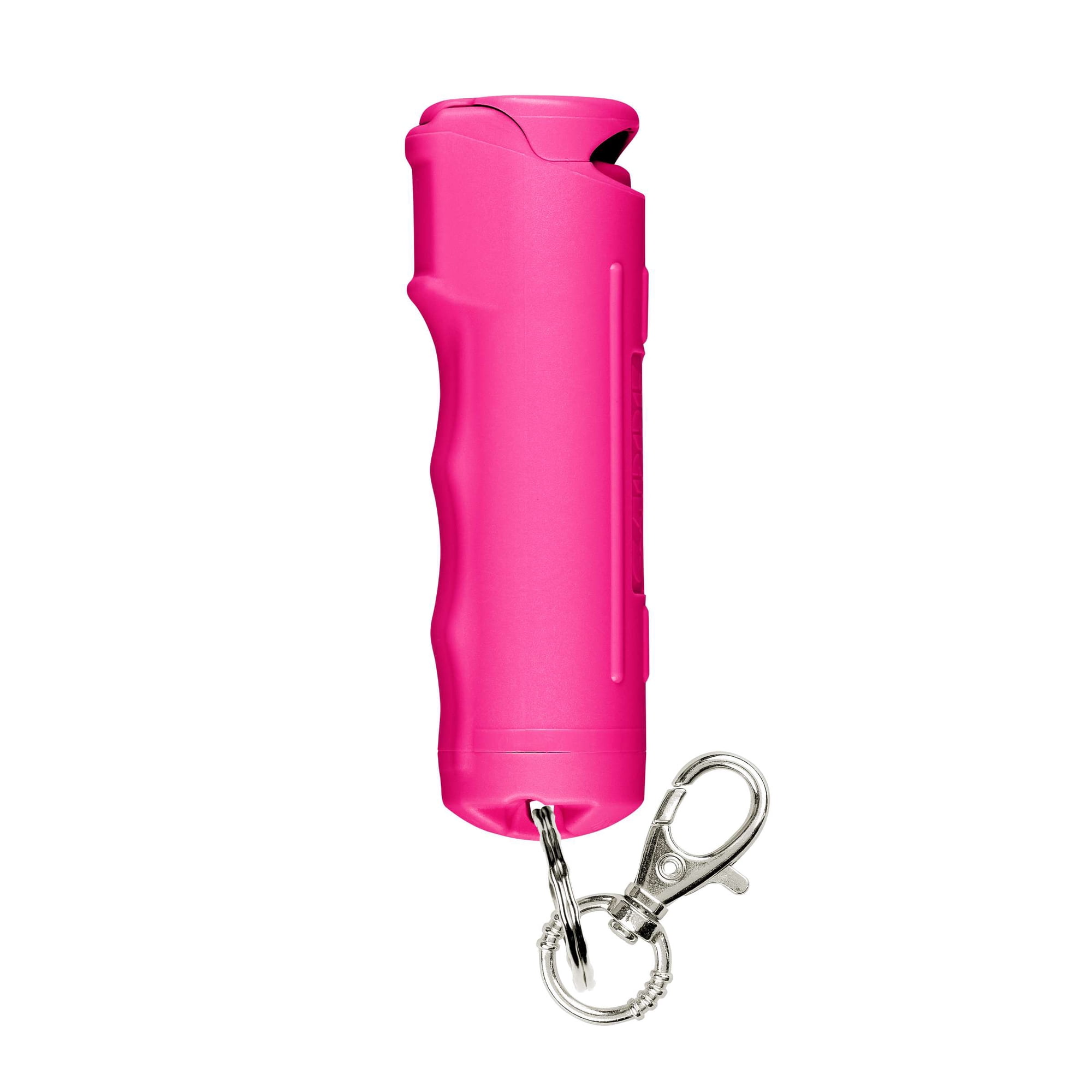 SABRE Fast Flip Top Pepper Spray with Snap-Clip Keychain, Pink, 1 Ct, Pocket Pepper Sprays