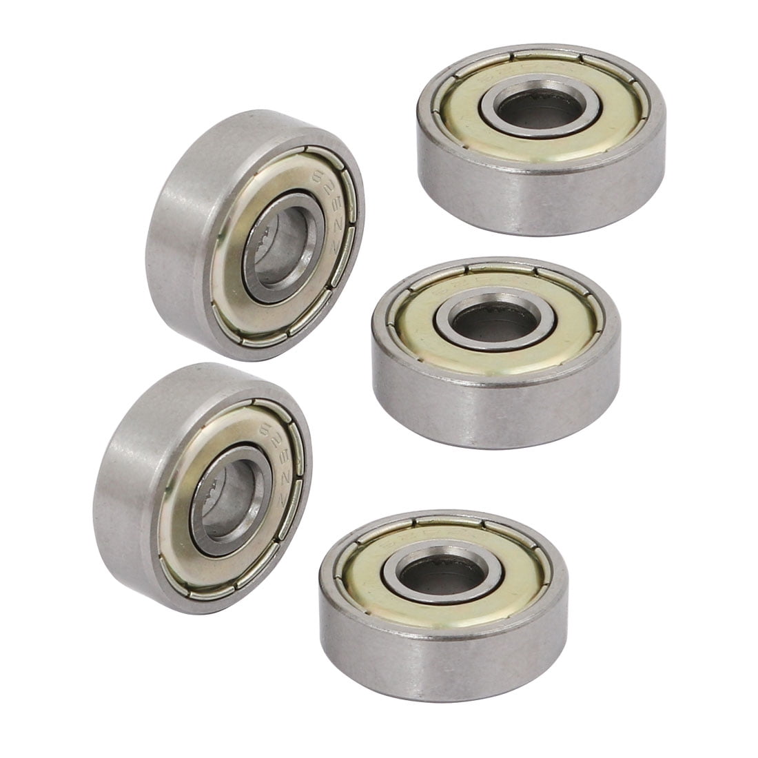 6mm x 19mm x 6mm 5 Pcs Double Shielded Deep Groove Ball Bearing 626Z