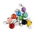 thumbnail image 1 of 10 cascabeles para collar de gato, cascabeles para mascotas, llaveros artesanales con cierre de langosta, colgante de campana para collar de perros,, 1 of 9