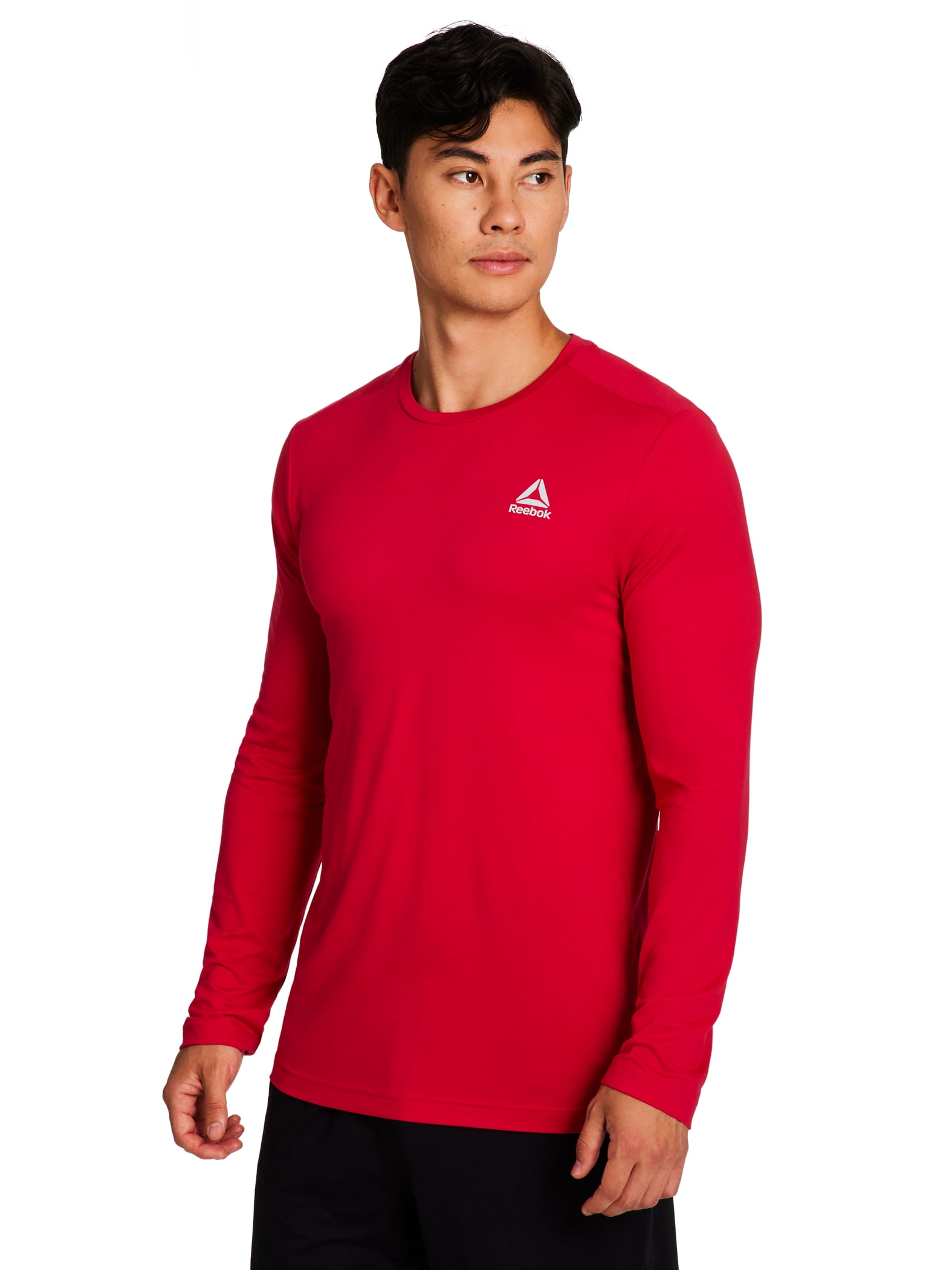 Reebok Men's and Big Men's Legacy Core Long Sleeve Tee Shirt, Sizes XS-5XL