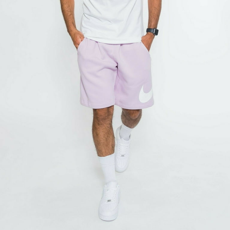 Pink nike on sale fleece shorts mens