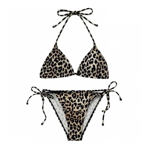 Bikini Ocean Pacific para Mujer Tirantes Multicolor Talla G 2 Piezas