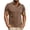 Khaki, variant on Men's Slim Fit Thermal Base Layer Top for Sports and Fitness