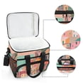 thumbnail image 6 of FORMRS Insulated Cooler Bag 24 Cans Capacity Soft Leakproof Lunch Box with Side Pockets, Cityscape Painting, 6 of 7