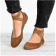 thumbnail image 1 of Women's Women's Ankle Strap Ballet Flats High Heels Summer Comfortable Casual Shoes, 1 of 1