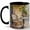 Black, variant on French Cafe Corner 11oz Ceramic Mug, Watercolor Street Scene