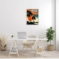 thumbnail image 2 of Stupell Industries Tropical Miami Palms Silhouette Graphic Art White Framed Art Print Wall Art, Design by Ziwei Li, 2 of 8