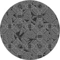 thumbnail image 1 of Ahgly Company Machine Washable Indoor Round Transitional Gray Area Rugs, 7' Round, 1 of 7