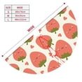 thumbnail image 3 of Yiaed Hand Drawn Strawberry Print Christmas Tree Skirt , Tree SkirtsTree Mat for Christmas Winter Holiday Indoor Decorations-48", 3 of 7