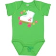 thumbnail image 3 of Inktastic Roller Skate Flowers Girls Baby Bodysuit, 3 of 5