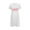 White-3, variant on Aofany Short Sleeve Nightgowns for Women Plus Size Soft Comfortable Sleepwear Sleep Shirt Casual Print Nightdress for Women
