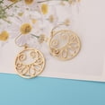 thumbnail image 4 of Oro Flower Honeybee Cuelga Los Pendientes Stud Party Jewelry Gift 2.4x3.4cm, 4 of 9