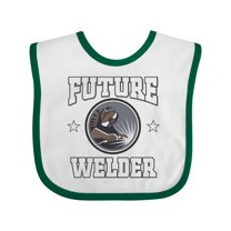 Inktastic Welding Future Welder Fabricator Boys or Girls Baby Bib