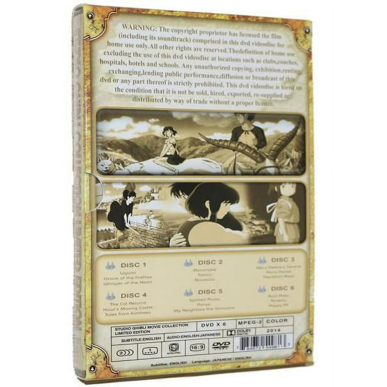 Studio Ghibli Limited Edition Set: 18 Japanese Anime Movies Studio Ghibli Limited Edition Set: 18 Japanese Anime Movies