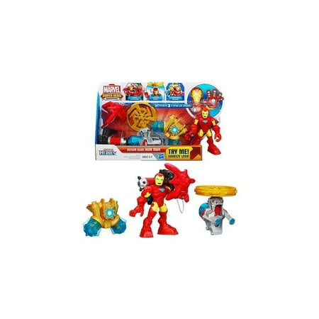 Playskool Heroes Marvel Super Hero Adventures Action Gear Iron Man Figure