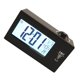 thumbnail image 4 of Reloj despertador con pantalla LED, reloj de proyección digital, reloj de mesa moderno con función de repetición de 12/24 horas para dormitorios, puerto de carga USB, funciona con pilas (negro), 4 of 5
