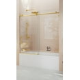 thumbnail image 2 of Glass Warehouse GW-B-SLD-60-BB Eclipse 60" High X 60" Wide Sliding Frameless Tub Door -, 2 of 7