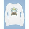 thumbnail image 3 of Skull King W Dog Modern Style  Long Sleeve Toddler -Image by Shutterstock,  2 Toddler, 3 of 4