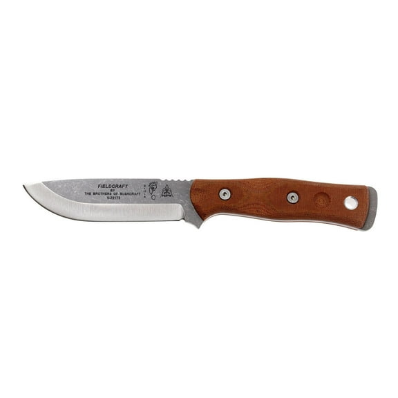 TOPS KNIVES BROS-TUMBLE Finish with Tan Canvas handles (BROS-TBF)