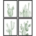 thumbnail image 4 of PixonSign 4 PCS Adhesive Canvas Poster Pastel Southwest Desert Cactus Prints Nature Wilderness Digital Modern Art Decorative Multicolor Botanical Floral Elements Art Set for Home - 12"x16" Black, 4 of 5