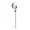 A, variant on Solar Animal Garden Light, Moon Cat Bird Dog Solar Light with Metal Stake, Solar Powered Outdoor Animal Crescent Light for Patio Pathway Yard Decor