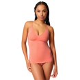 thumbnail image 3 of SKINY Top de tirantes para mujer – Sensation, top, escote en V, relleno, microfibra Rosa (Crabapple) 2XL (2X-Large), 3 of 5