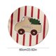 thumbnail image 3 of CREATITOY 24 Inch Round Non-Slip Christmas Faux Wool High-Density RugCozy Holiday Floor Mat for Living Room Bedroom Study Home Decor, 3 of 6