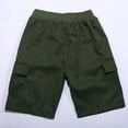 thumbnail image 7 of Adeawade Boys Casual Pants Kids Cargo Shorts Youth Boy'S Loose Stretch Shorts Outdoor Cargo Bottoms Relax Fit Slacks Cute Wear Army Green 10-11 Years, 7 of 7