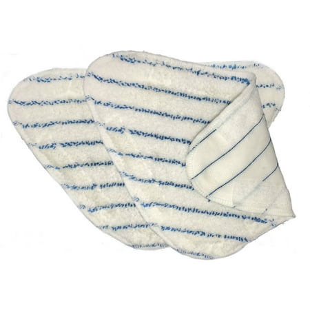 True & Tidy Tidy Microfiber Washable Non-abrasive Mop Pads for STM-300 Steam Mop (2-Pack)